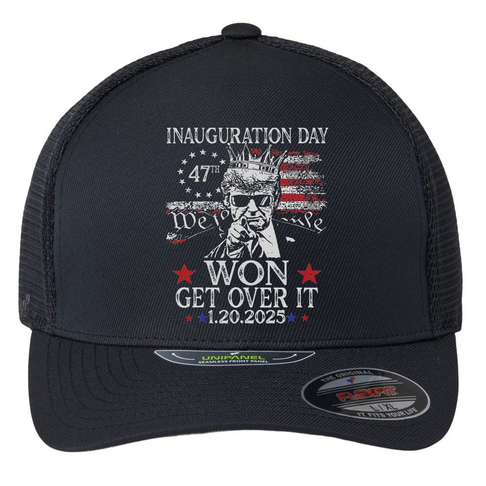 Donald Trump Inauguration Day 2025 47 Th Trump 2025 Flexfit Unipanel Trucker Cap