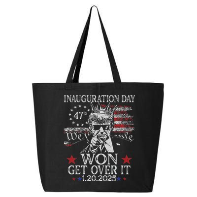 Donald Trump Inauguration Day 2025 47 Th Trump 2025 25L Jumbo Tote