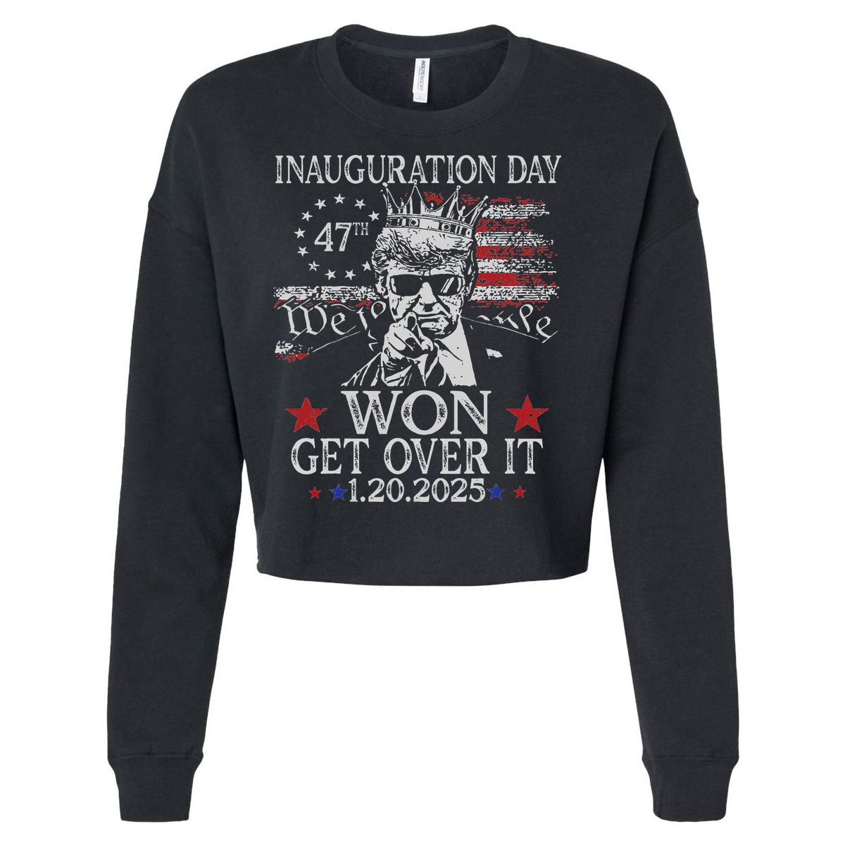 Donald Trump Inauguration Day 2025 47 Th Trump 2025 Cropped Pullover Crew