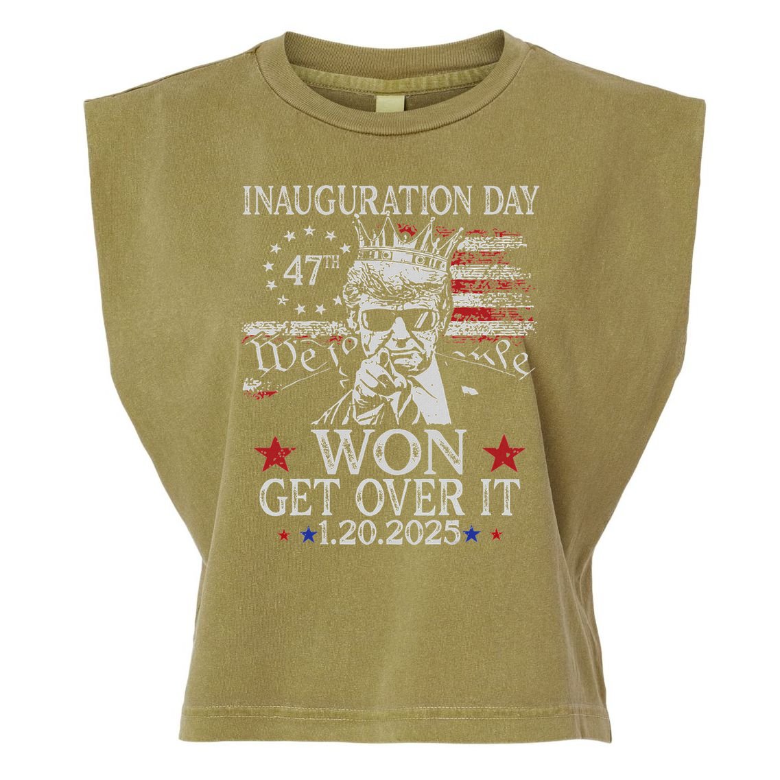 Donald Trump Inauguration Day 2025 47 Th Trump 2025 Garment-Dyed Women's Muscle Tee