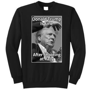 Donald Trump Is Fine After Shooting At Rally Sweatshirt