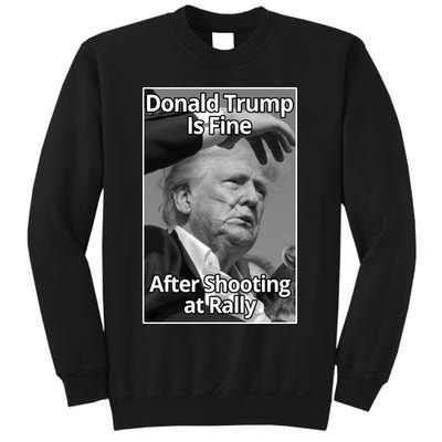 Donald Trump Is Fine After Shooting At Rally Sweatshirt