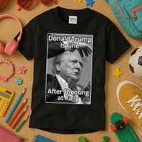 Donald Trump Is Fine After Shooting At Rally Kids T-Shirt