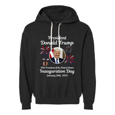 Donald Trump Inauguration Day 2025 Garment-Dyed Fleece Hoodie