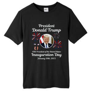 Donald Trump Inauguration Day 2025 Tall Fusion ChromaSoft Performance T-Shirt