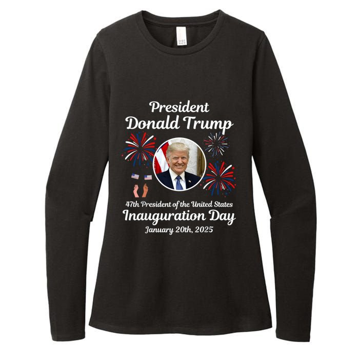 Donald Trump Inauguration Day 2025 Womens CVC Long Sleeve Shirt