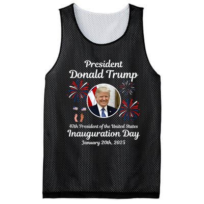 Donald Trump Inauguration Day 2025 Mesh Reversible Basketball Jersey Tank