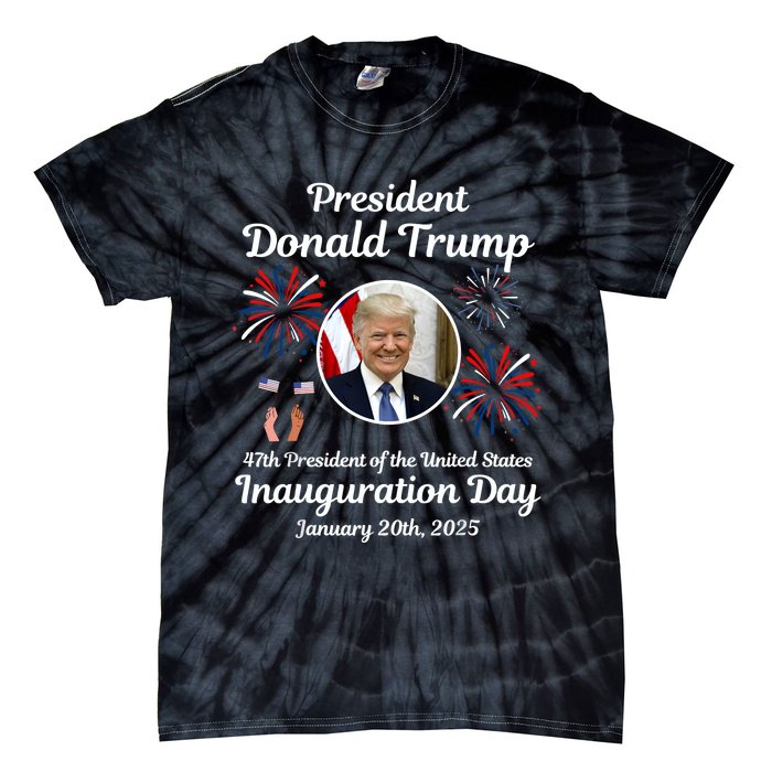 Donald Trump Inauguration Day 2025 Tie-Dye T-Shirt