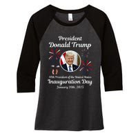 Donald Trump Inauguration Day 2025 Women's Tri-Blend 3/4-Sleeve Raglan Shirt