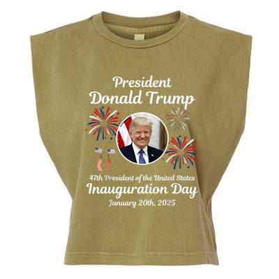 Donald Trump Inauguration Day 2025 Garment-Dyed Women's Muscle Tee