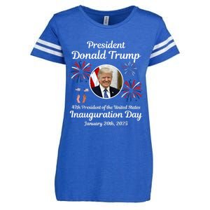 Donald Trump Inauguration Day 2025 Enza Ladies Jersey Football T-Shirt