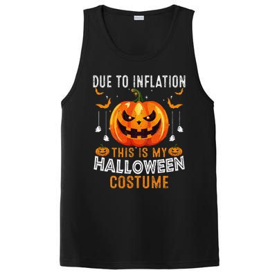 Due To Inflation This Is My Halloween Costume Funny Pumpkins PosiCharge Competitor Tank