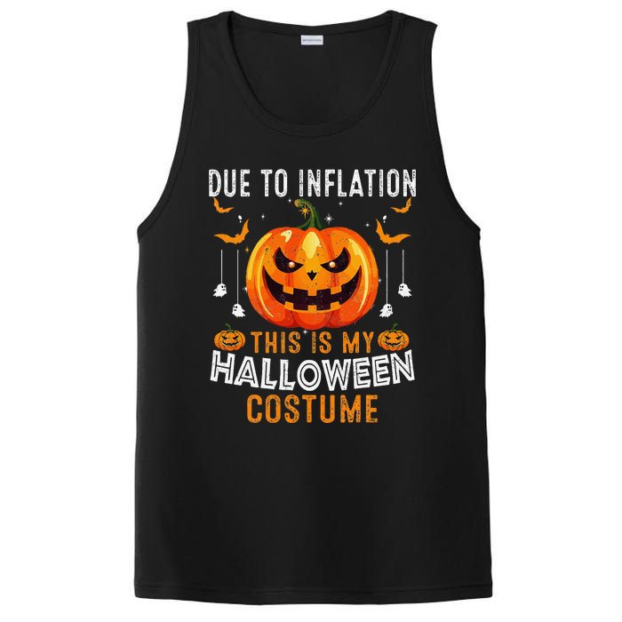 Due To Inflation This Is My Halloween Costume Funny Pumpkins PosiCharge Competitor Tank