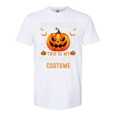 Due To Inflation This Is My Halloween Costume Funny Pumpkins Softstyle CVC T-Shirt