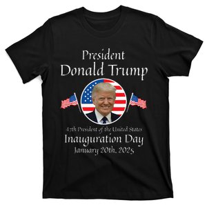 Donald Trump Inauguration Day 2025 47th Usa President T-Shirt