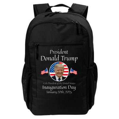 Donald Trump Inauguration Day 2025 47th Usa President Daily Commute Backpack