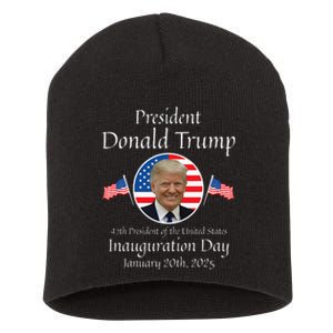 Donald Trump Inauguration Day 2025 47th Usa President Short Acrylic Beanie