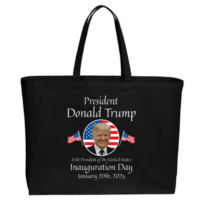 Donald Trump Inauguration Day 2025 47th Usa President Cotton Canvas Jumbo Tote