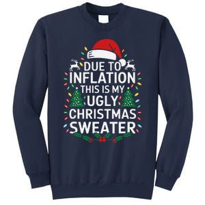 Due To Inflation This Is My Ugly Sweater For Christmas Sweatshirt