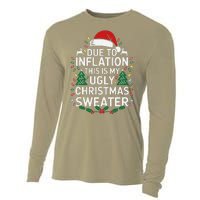 Due To Inflation This Is My Ugly Sweater For Christmas Cooling Performance Long Sleeve Crew