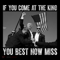 Donald Trump If You Come At The King You Best Not Miss 16 in Basic Backpack