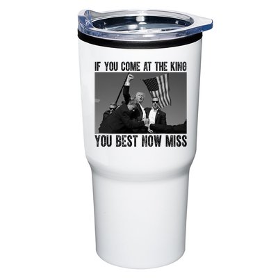 Donald Trump If You Come At The King You Best Not Miss Tumbler