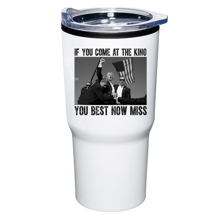 Donald Trump If You Come At The King You Best Not Miss Tumbler