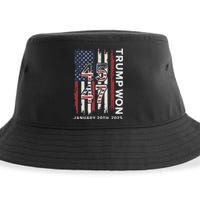 Donald Trump Inauguration Day 2025 47th President Usa Flag Sustainable Bucket Hat