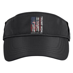 Donald Trump Inauguration Day 2025 47th President Usa Flag Adult Drive Performance Visor