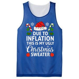 Due To Inflation This Is My Ugly Funny For Christmas Mesh Reversible Basketball Jersey Tank