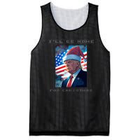 Donald Trump Ill Be Home For Christmas Inauguration Mesh Reversible Basketball Jersey Tank