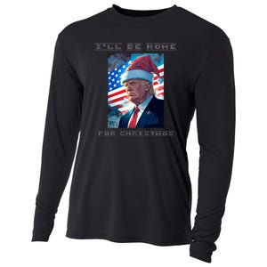 Donald Trump Ill Be Home For Christmas Inauguration Cooling Performance Long Sleeve Crew