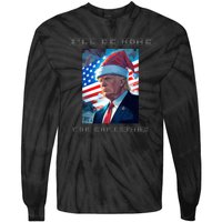 Donald Trump Ill Be Home For Christmas Inauguration Tie-Dye Long Sleeve Shirt