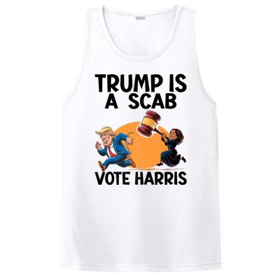 Donald Trump Is A Scab TrumpS A Scab Vote Harris President PosiCharge Competitor Tank