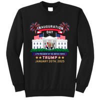 Donald Trump Inauguration Day 2025 47th President 47 Us Flag Sweatshirt