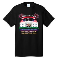 Donald Trump Inauguration Day 2025 47th President 47 Us Flag Tall T-Shirt