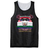 Donald Trump Inauguration Day 2025 47th President 47 Us Flag Mesh Reversible Basketball Jersey Tank