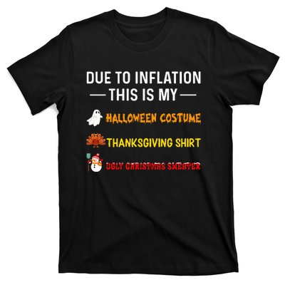 Due To Inflation This Is My Funny Halloween Costume T-Shirt