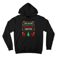 Due To Inflation This Is My Ugly Sweater For Christmas 2024 Hoodie