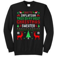 Due To Inflation This Is My Ugly Sweater For Christmas 2024 Sweatshirt