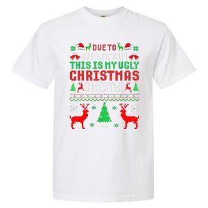 Due To Inflation This Is My Ugly Sweater For Christmas 2024 Garment-Dyed Heavyweight T-Shirt