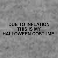 Due To Inflation This Is My Halloween Costume Generic Funny Sustainable Beanie