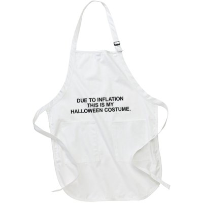 Due To Inflation This Is My Halloween Costume Generic Funny Apron