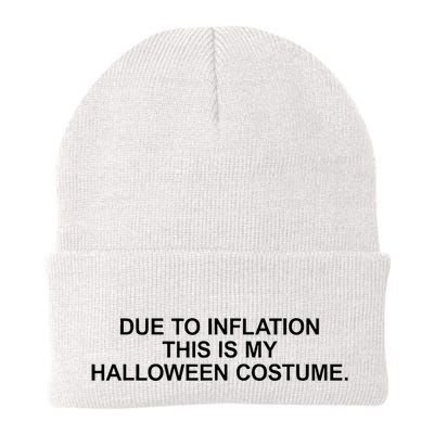 Due To Inflation This Is My Halloween Costume Generic Funny Beanie