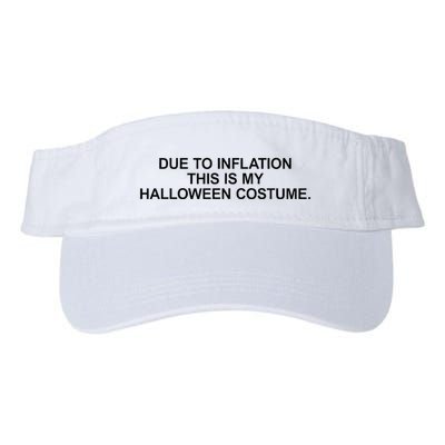 Due To Inflation This Is My Halloween Costume Generic Funny Visor