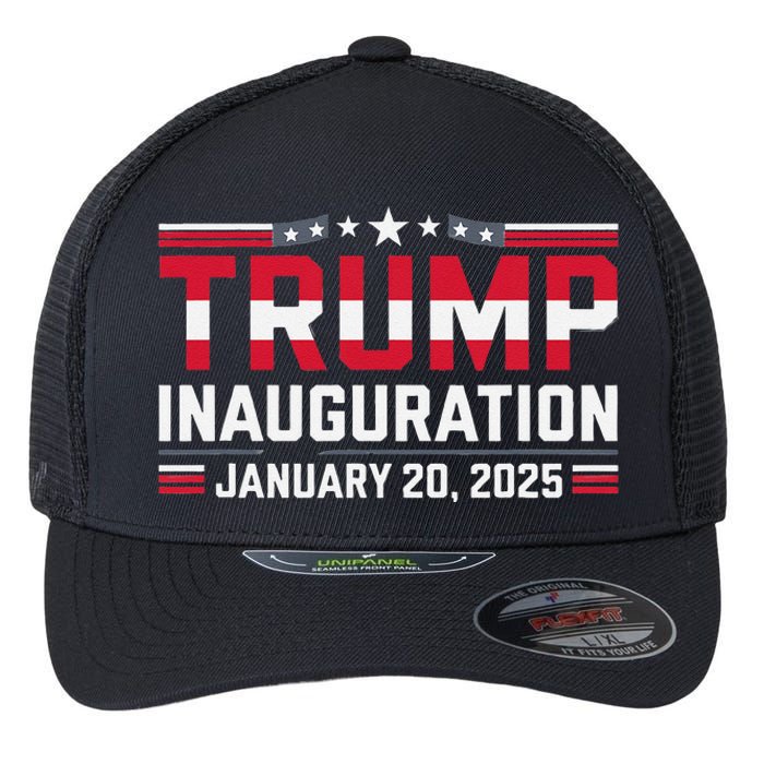 Donald Trump Inauguration Day 2025 Flexfit Unipanel Trucker Cap