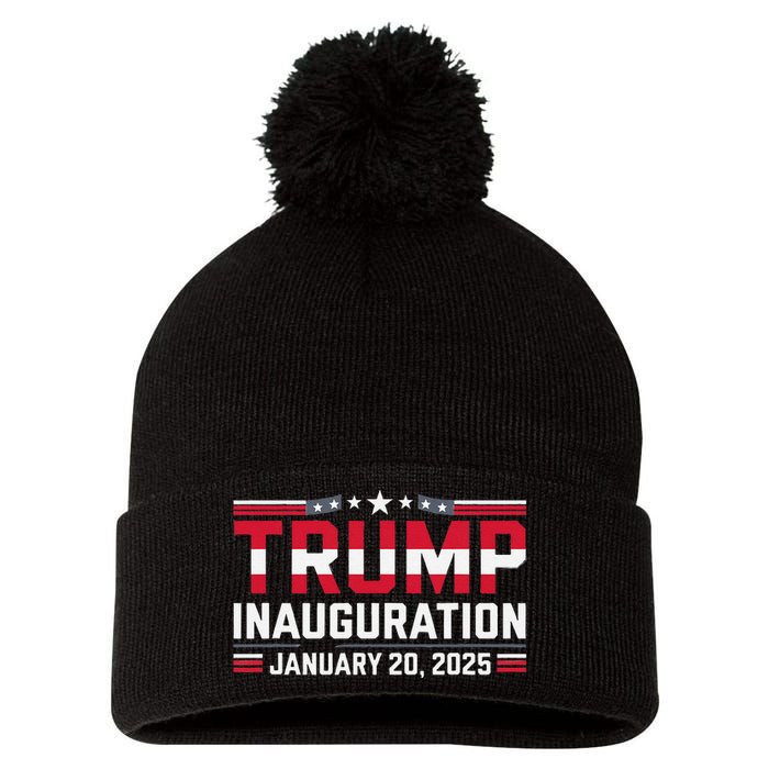 Donald Trump Inauguration Day 2025 Pom Pom 12in Knit Beanie