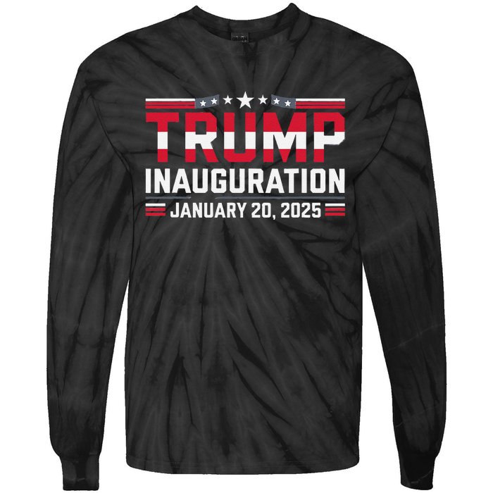 Donald Trump Inauguration Day 2025 Tie-Dye Long Sleeve Shirt