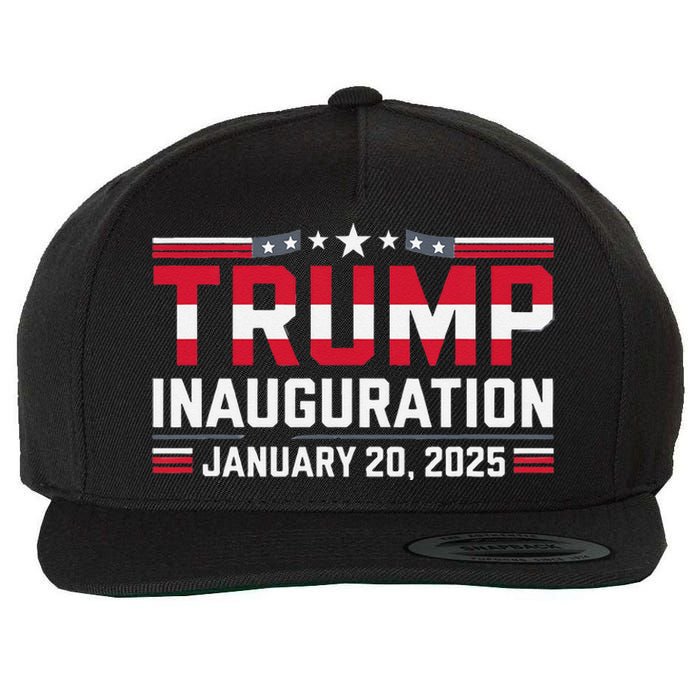 Donald Trump Inauguration Day 2025 Wool Snapback Cap