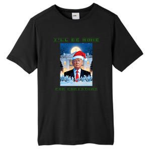 Donald Trump Ill Be Home For Christmas Inauguration Tall Fusion ChromaSoft Performance T-Shirt